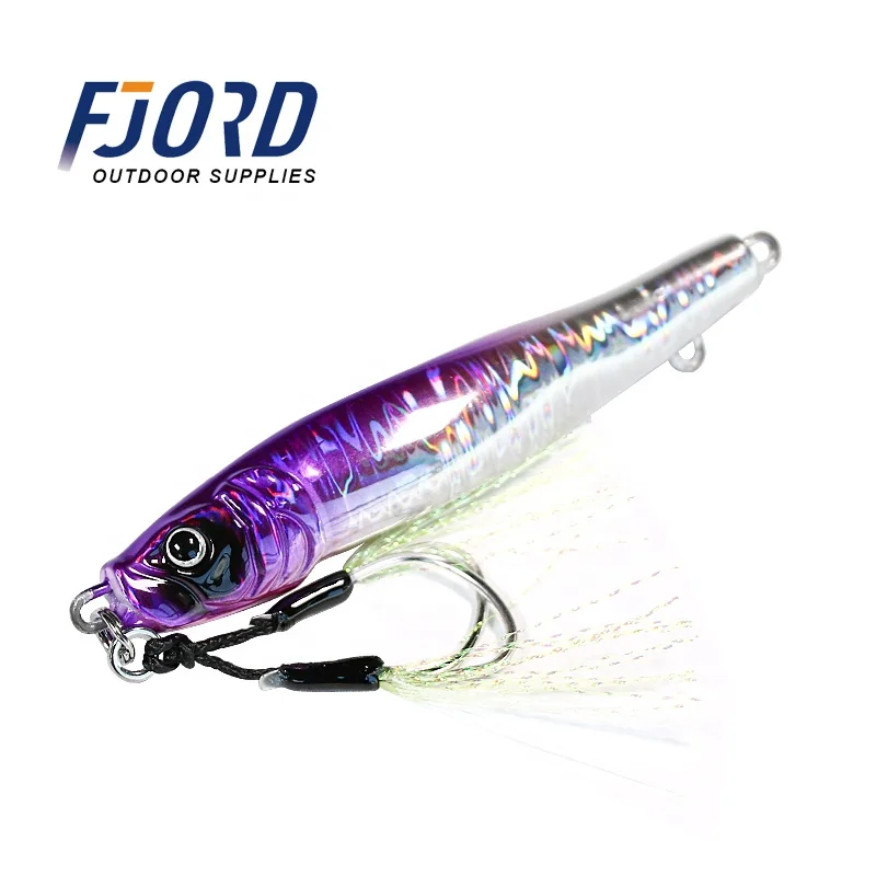 

FJORD Best Fishing Lures Wholesale Jigging Metal Fish Lure 100G Diamond Jigging Lure Saltwater