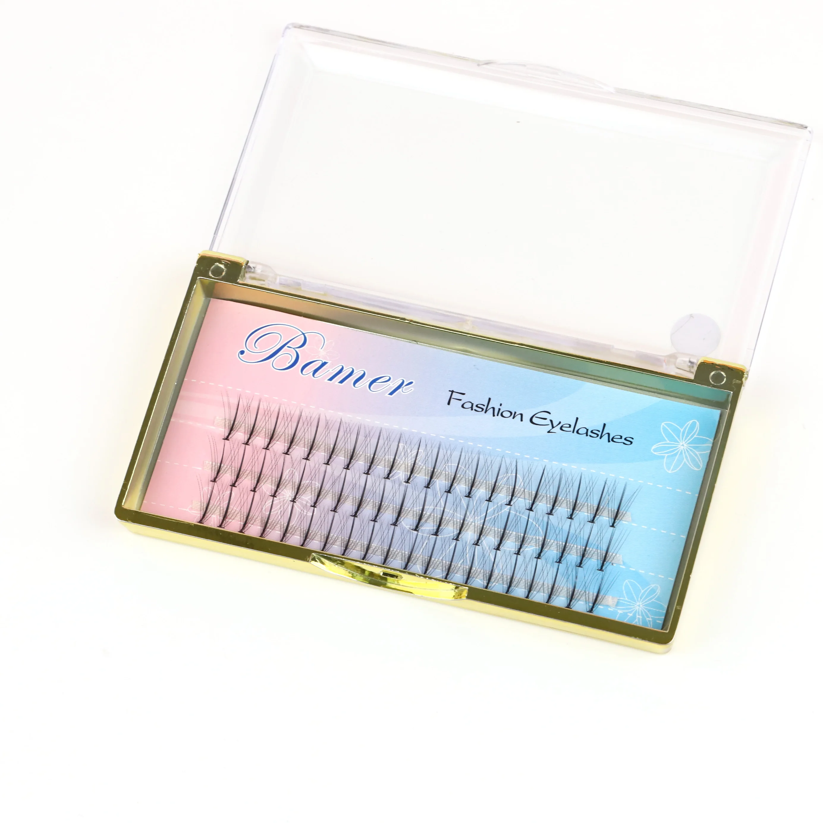 

Shiny black individual lashes extension volume fans eyelash extension lashes trays