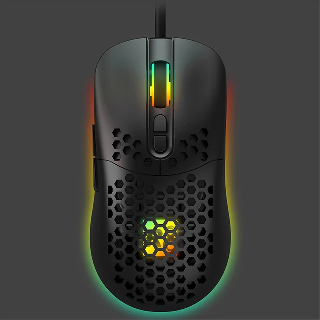 

ultra lightweight gaming honeycomb mouse RGB programmable MAX 6400DPI, Customised