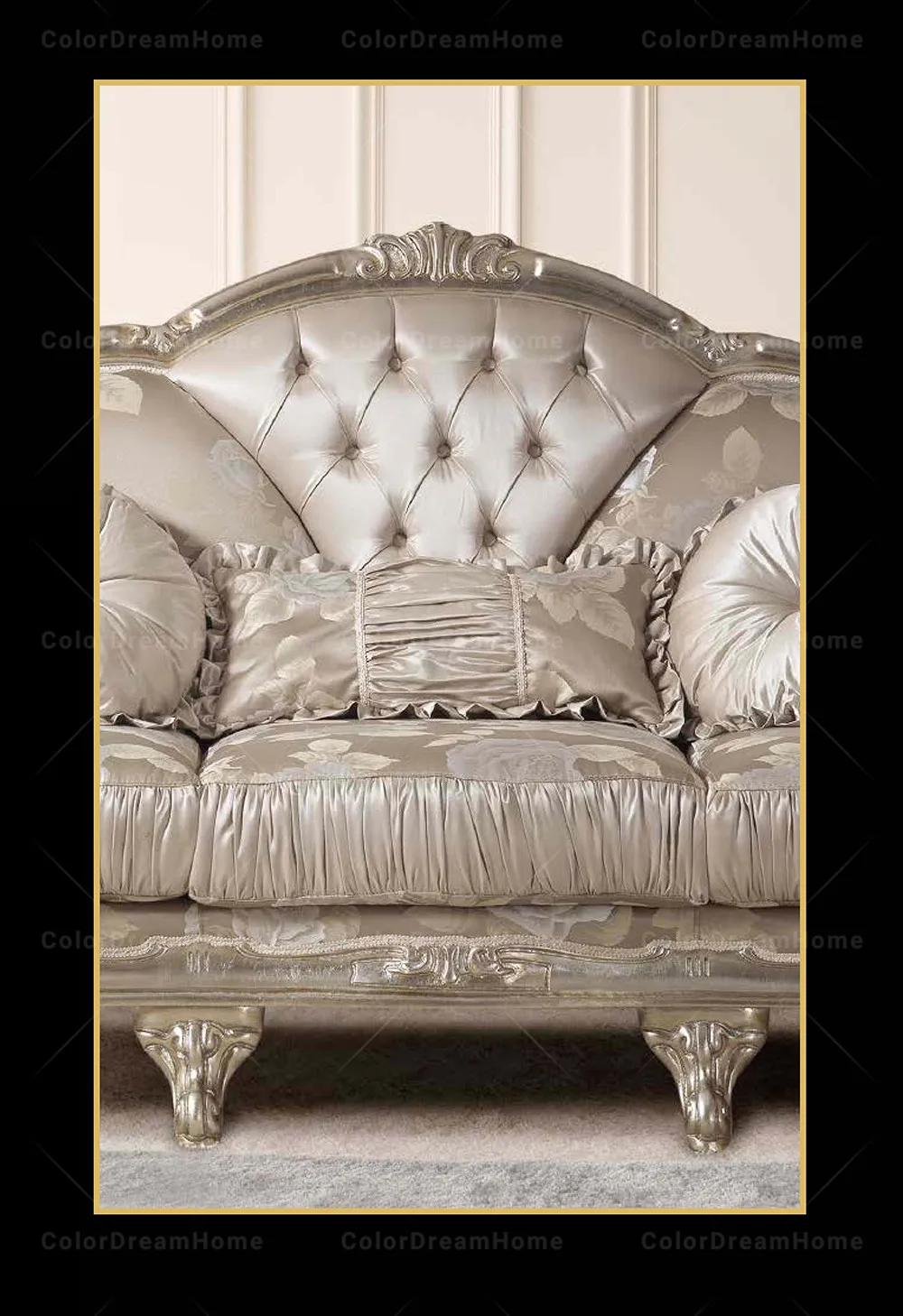 Europeo Neoclásico De Plata De Sofá Conjunto Villa Hotel Muebles De Sala Buy Juego De Sofás