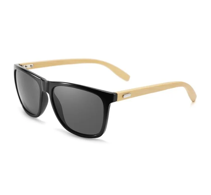 

Classic Unisex Vintage Bamboo Transparent Frame Sunglasses Custom Own Brand LOGO, Any colors
