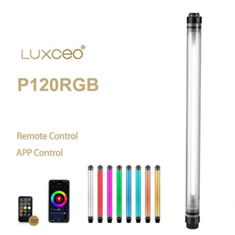 

Camera Accessories LUXCEO P120 Waterproof RGB IP68 CRI 95+ LED Video Light 120cm For Photographers