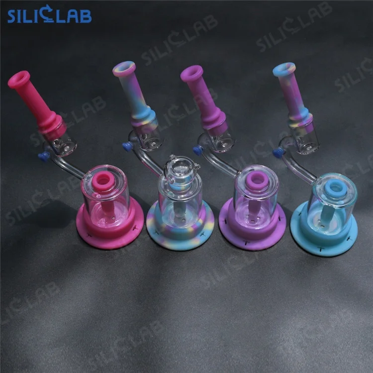 

Smoke Silicone Hand Pipasparafumar Oil Dabs Rig Weed Accessories Smoking Pipes, Mixed or customized