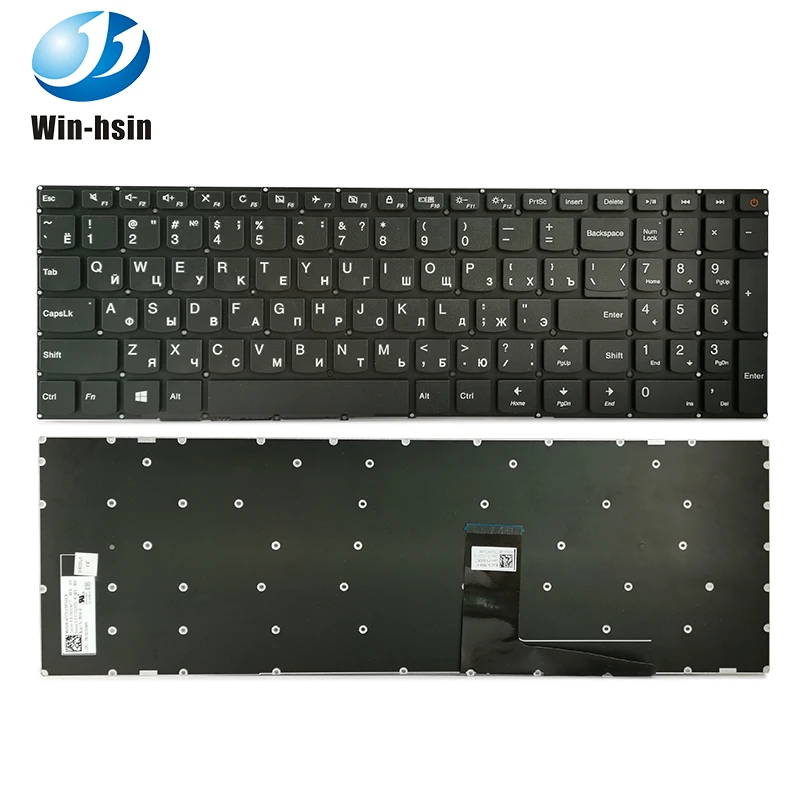 

New laptop keyboard for lenovo ideapad 110-15IBR 110 Touch-15ACL 110-15ACL 110-15AST Russian keyboard, Black