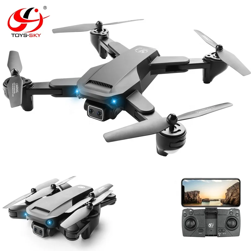 

Drone 2022 New Arrival Dron Profesional with 3 Sides Obstacle Avoidance ESC Camera Wifi FPV Dual Camera Trajectory Flight