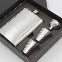 

Hip flask gifts sets 8oz liquor flask wine tumbler hip flask set stainless steel vacuum insulated wine or beverage bottle