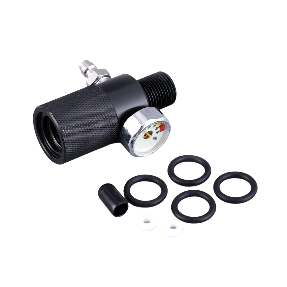 Paintball Air Cylinder Adapter Extended Valve Adaptor Pressure Tester for Tank With M18x1.5 Thread