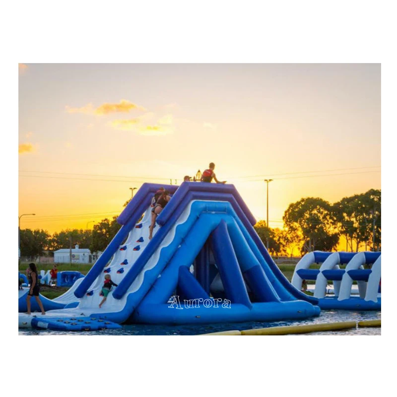 

Hot sale water park toys inflatable fun slide floating water game for adults or kids, Customized