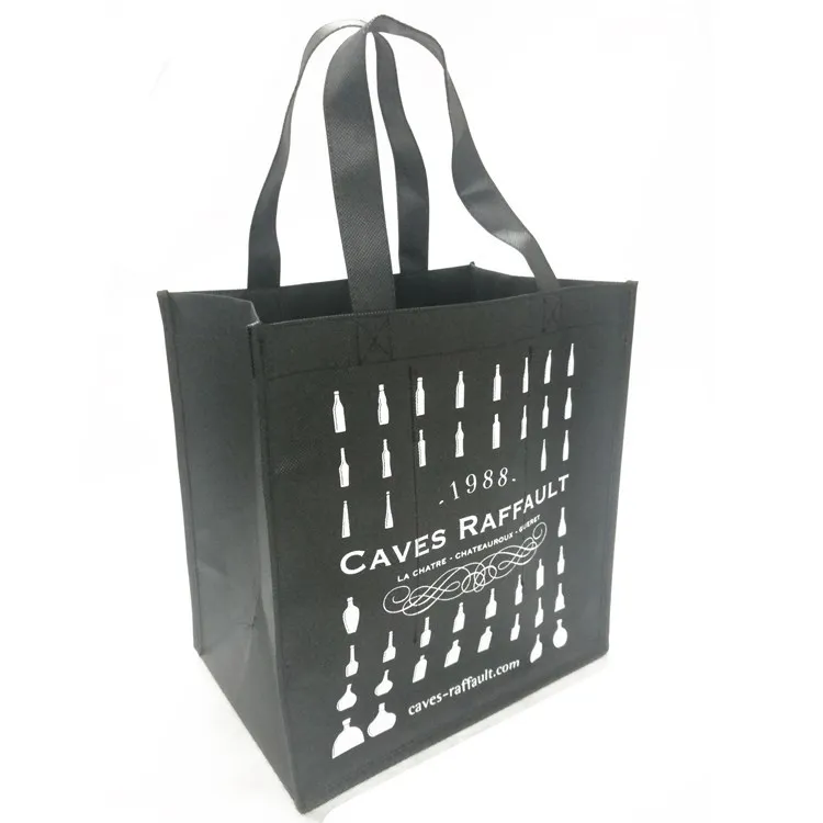 

Eco friendly recycle laminated picture printing pp non woven supermarket grocery shopping bag, Customized color