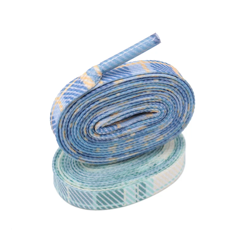 

Weiou Shoelace Manufacturer Hot Sale Support Mini Sample Order Sublimation laces 120CM Shoestring Shoelaces for Trendy Shoes, Any based pantone color+grey 3m