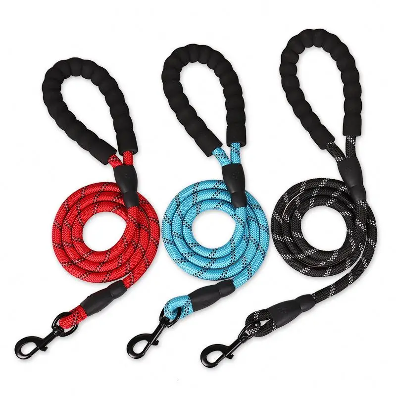 

Hot selling long training durable large dog leash set hands free pet rope dog harness retractable dog leash