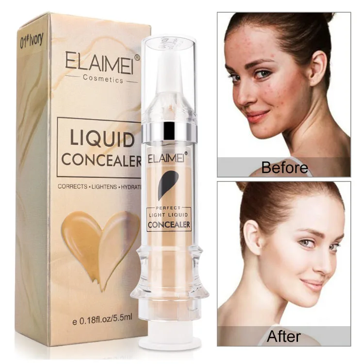 

High Quality Most Popular ELAIMEI Long Lasting Full Coverage Waterproof Makeup Concealer Cosmetics, 2 colors