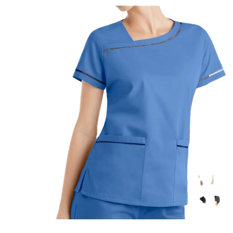 

unique Nurse & Doctor scrub uniforms nurse hospital clothing, White/blue/green/black
