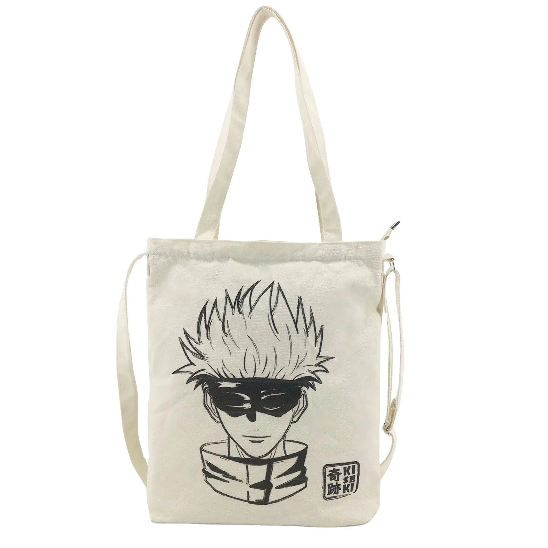 

Custom personalized logo 100% Natural Organic Cotton Canvas Tote Bag With Pocket