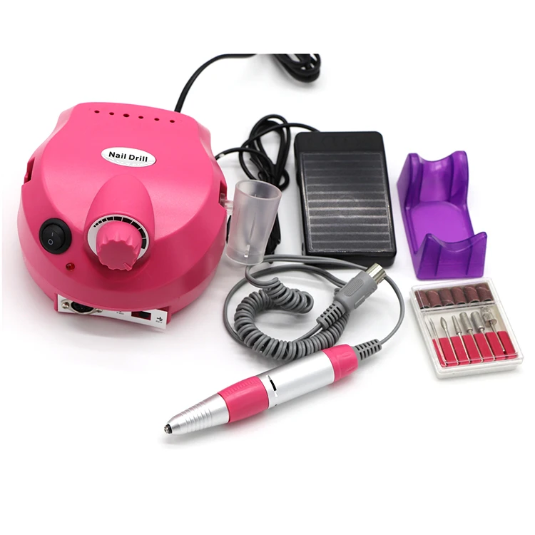 

30000RPM Electric Nail Drill Manicure Machine Apparatus for Manicure Pedicure Nail File Tools Drill Polish, Pink, white, black and gold