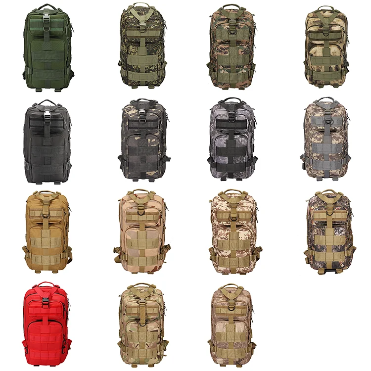 

YAKEDA ON SALE mochila tatica outdoor Waterproof hiking camping small tactical bags mochila tactico military backpack, Tan,acu,od green, black,woodland camo, woodland digital, cp