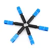 Renewable assembly quick sc st lc upc apc sm fiber optic ftth fast field connector