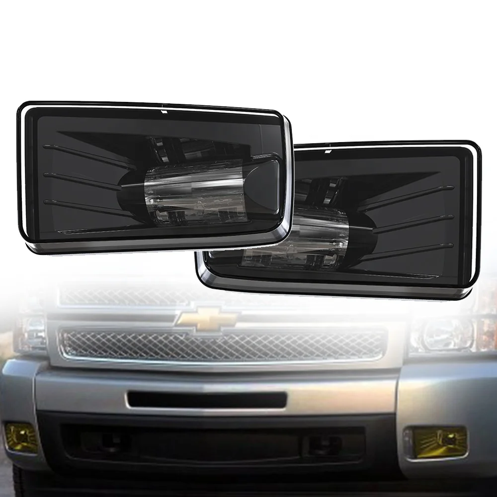 For 2007-2016 Chevrolet Avanlanche Bumper Lights 4x6 in. led fog light replacement