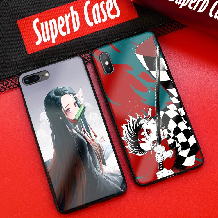 Demon Slayer Kimetsu no Yaiba soft silicone tempered glass