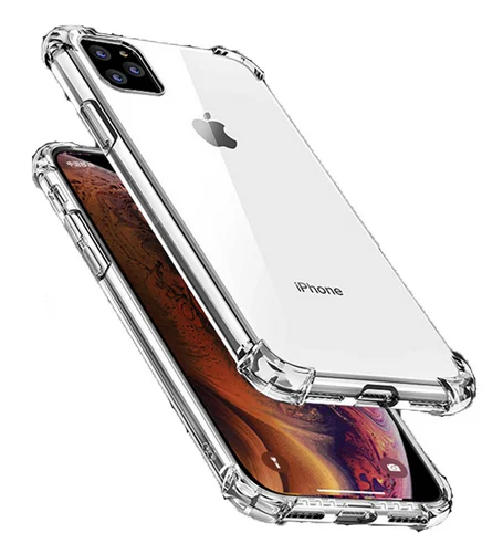 Crystal Clear Transparent Silicon Soft TPU Back Case For iPhone XR XS Max iphone 11 mobile phone case For iphone 11 pro