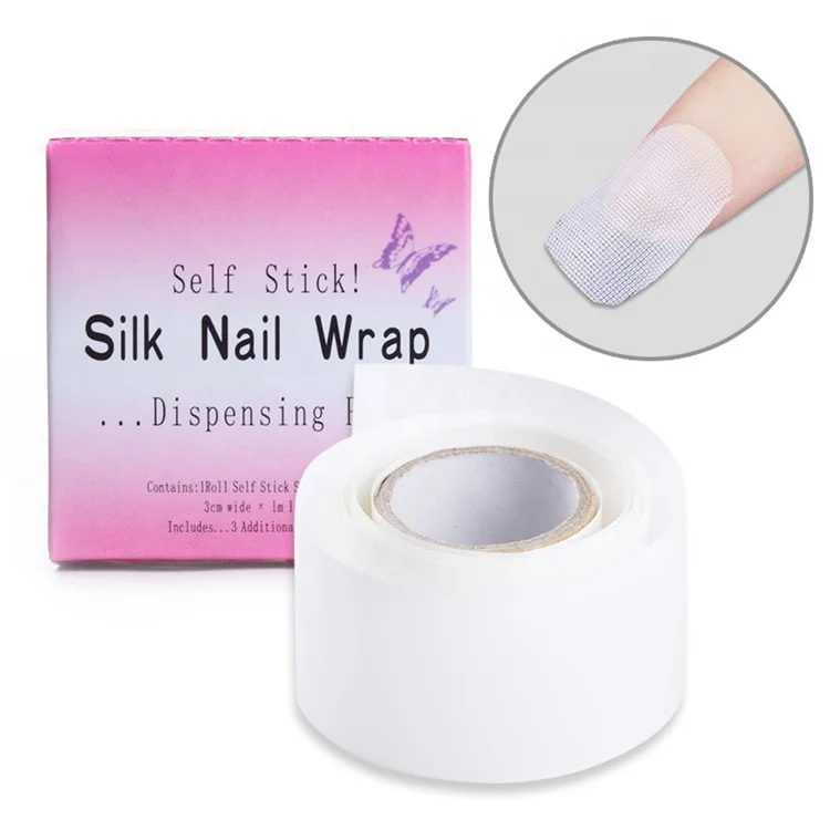 

Stick Reinforces Nait Art Extension Tool Kit Fiberglass Silk Nail Wraps