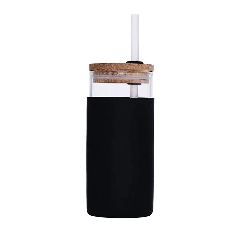 

Insulated Custom Clear High Borosilicate Glass Water Bottle 2021 Cup