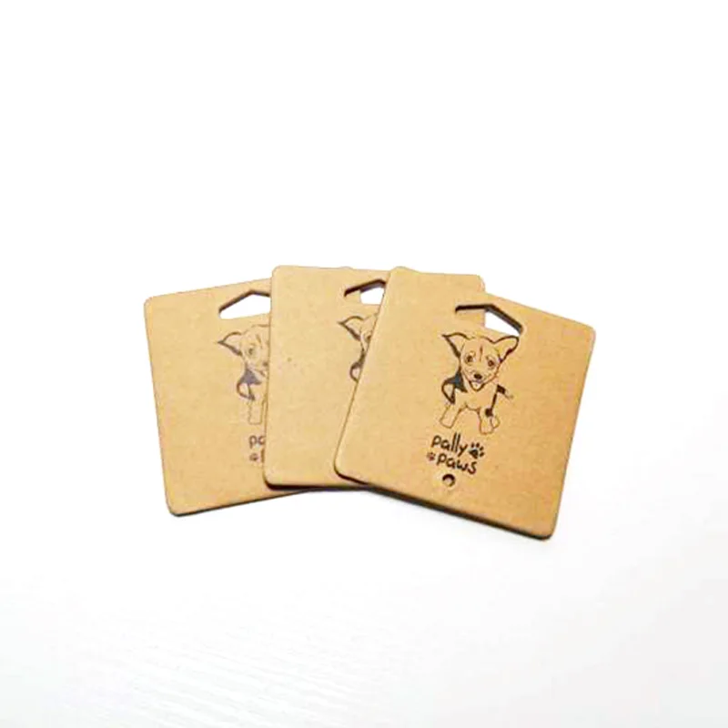 
Custom printing logo Paper card kraft paper card display card wholesale 