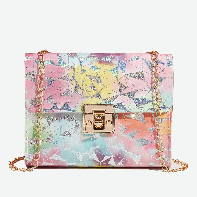 

Factory sales ladies crossbody hand bags fashion shoulder bags women simple jelly PVC handbag