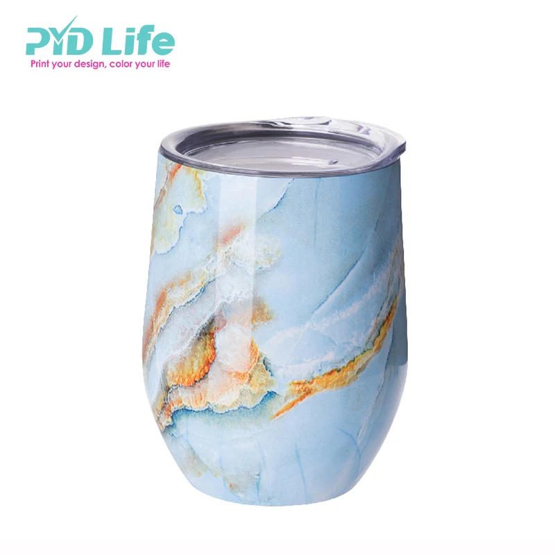 

Amazon Hot Sale Marble Stainless Steel Tumbler Wine Tumbler With Lid With Custom Logo Stocked, Customized