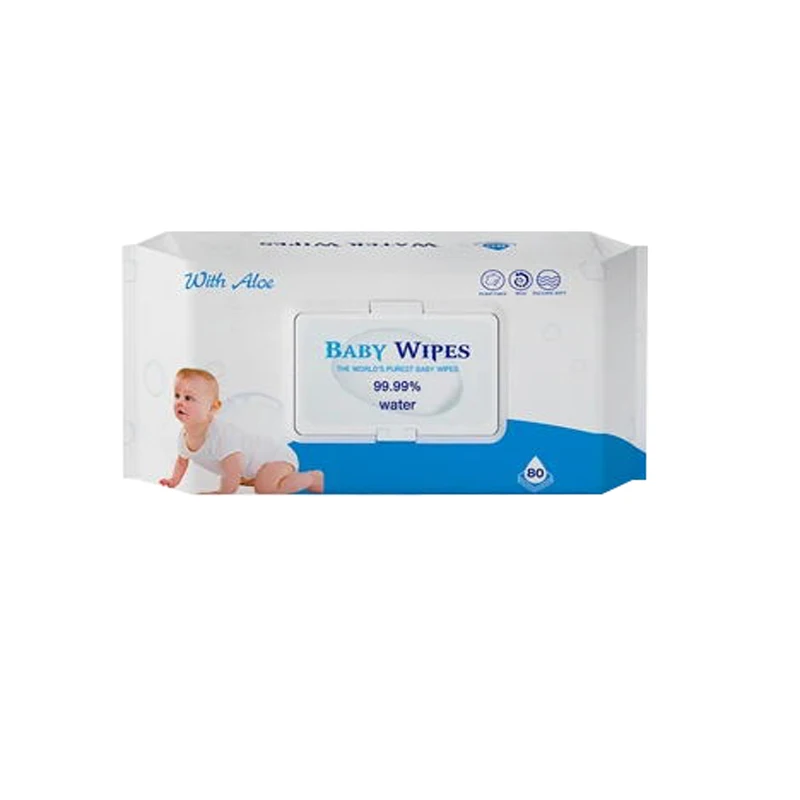 

Custom baby products professional China baby wipes 80pcs Biodegradable wipes manufacturers