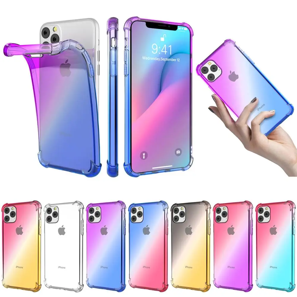 

HOCAYU Amazon Drop Shipping Soft Flexible Tpu Mobile Phone Case For Apple Iphone 11 Pro Shockproof