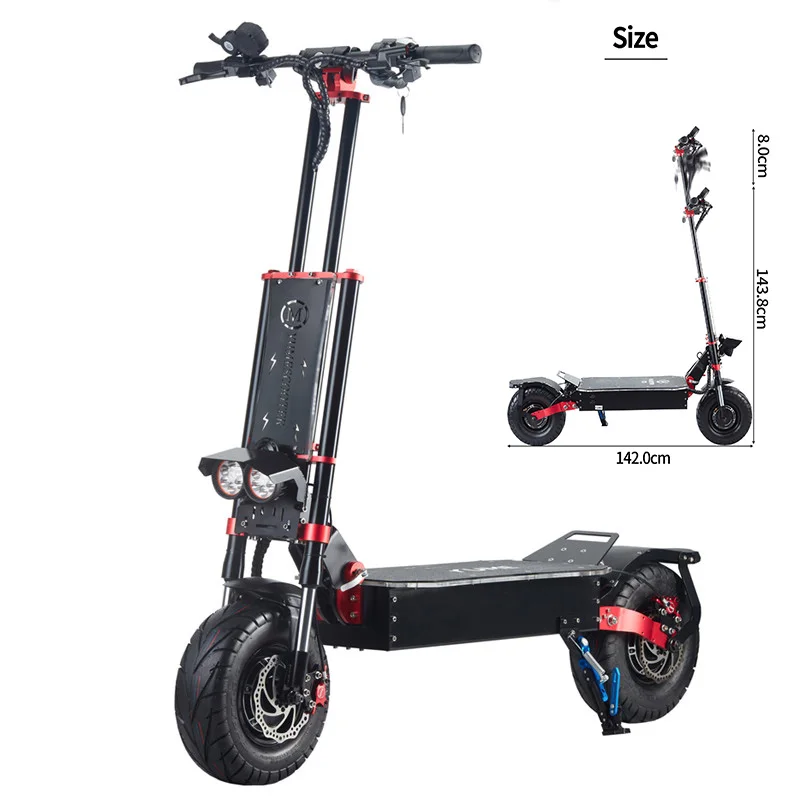 

2021 Eu Warehouse 5600w 60v 30ah Lithium Battery Free Shipping Free Duty Scooter 13 Inch Fat Tire Folding Scooter Electric