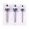 High end trocar bladeless with optical tip attached insufflation tap