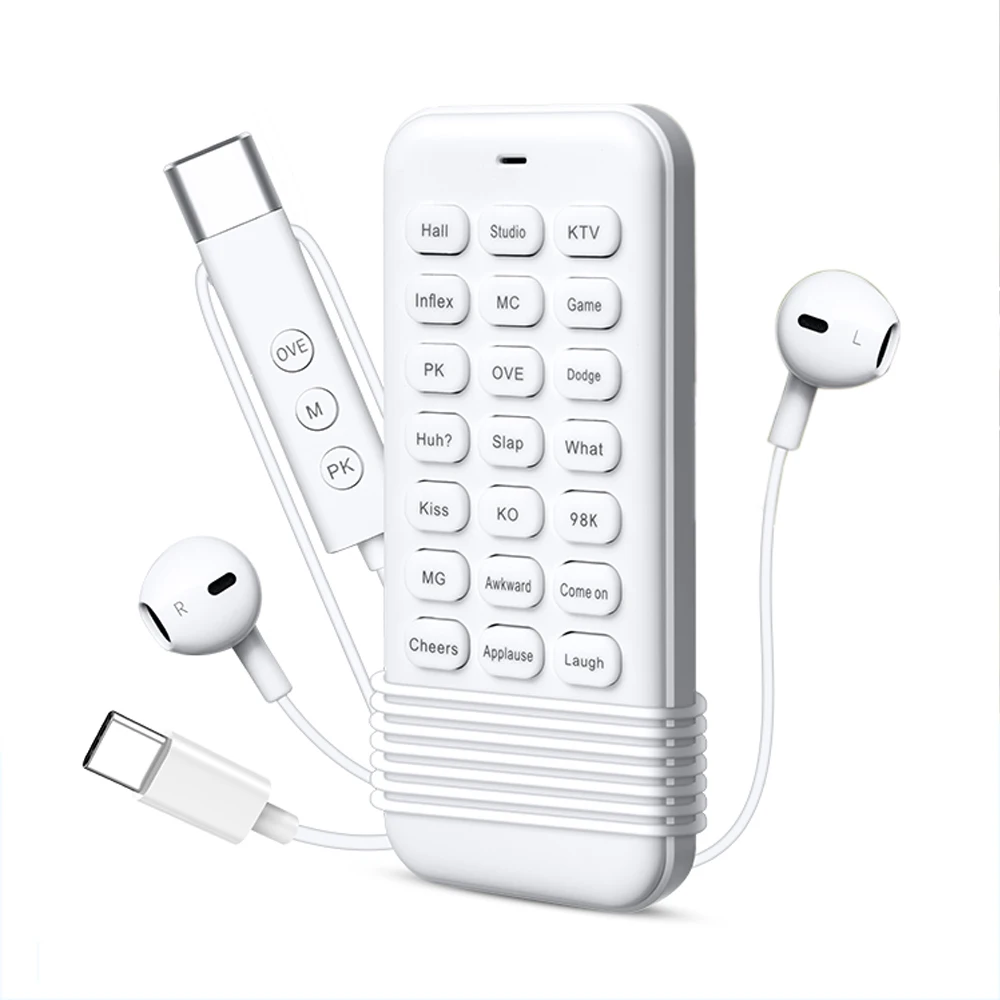 

Mini USB Live Stream Trans 7 Equipment Youtube Internet Celebrity Sound Card with Stereo Headphone Speaker