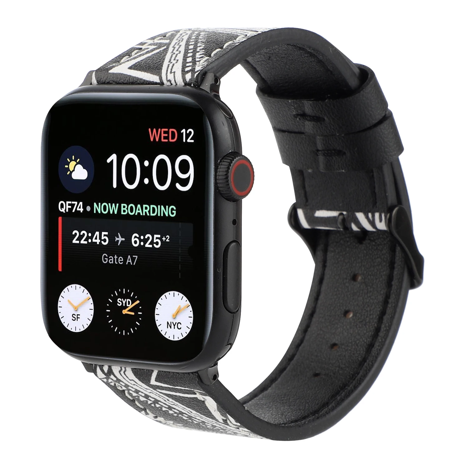 

Flower camo pattern apple watch band for 38mm 40mm 42mm 44mm apple watch camo band series 6/5/4/2/3/1/se