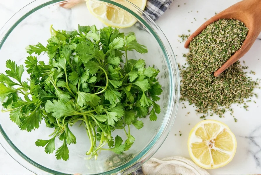 Cooking with dried parsley