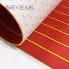 NEKEKE Red +Yellow Seam Line EVA Foam Sheet ship Eva Cheap outdoor decking
