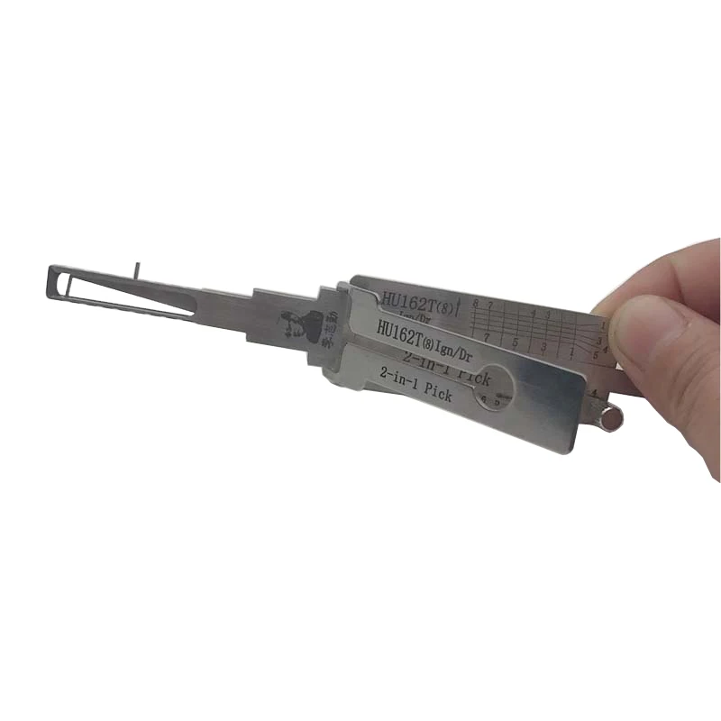 

LISHI HU162T(8) 2 in 1 for VW Instead of VAG 2015 Lock Pick Tool Car Door Opener Locksmith Tools, Silver