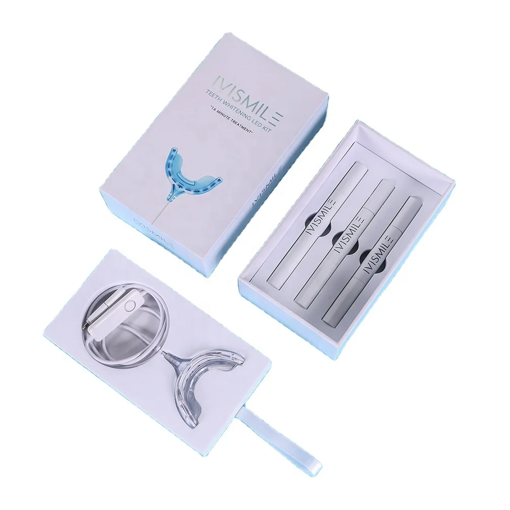 

IVISMILE USB Teeth Whitening Kit Connect with Smart Phone Use Peroxide Gel Mint Flavor Unbranded