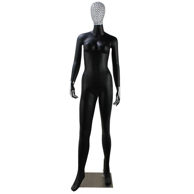 

Hot sale Window Display Black female full body Fiberglass Mannequin