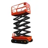 Outdoor rough terrain off-road scissor lifting platform for green house