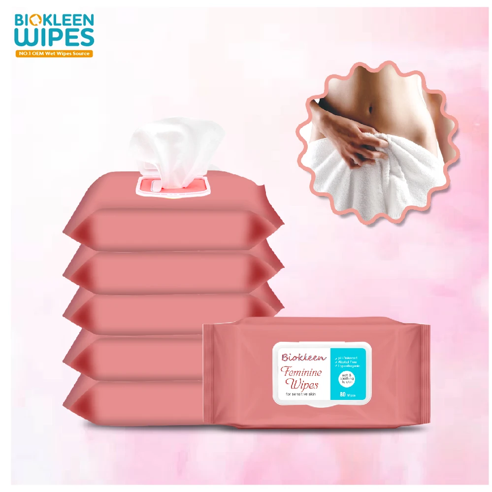 

Biokleen ph balanced feminine wipes biodegradable feminine intimate vaginal wipes luxury feminine hygiene wet wipes aloe vera
