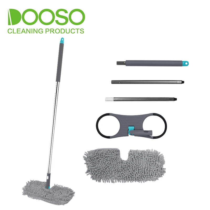 

Dongsu quick click easy clean double sided floor mop for household cleaning, Customized color