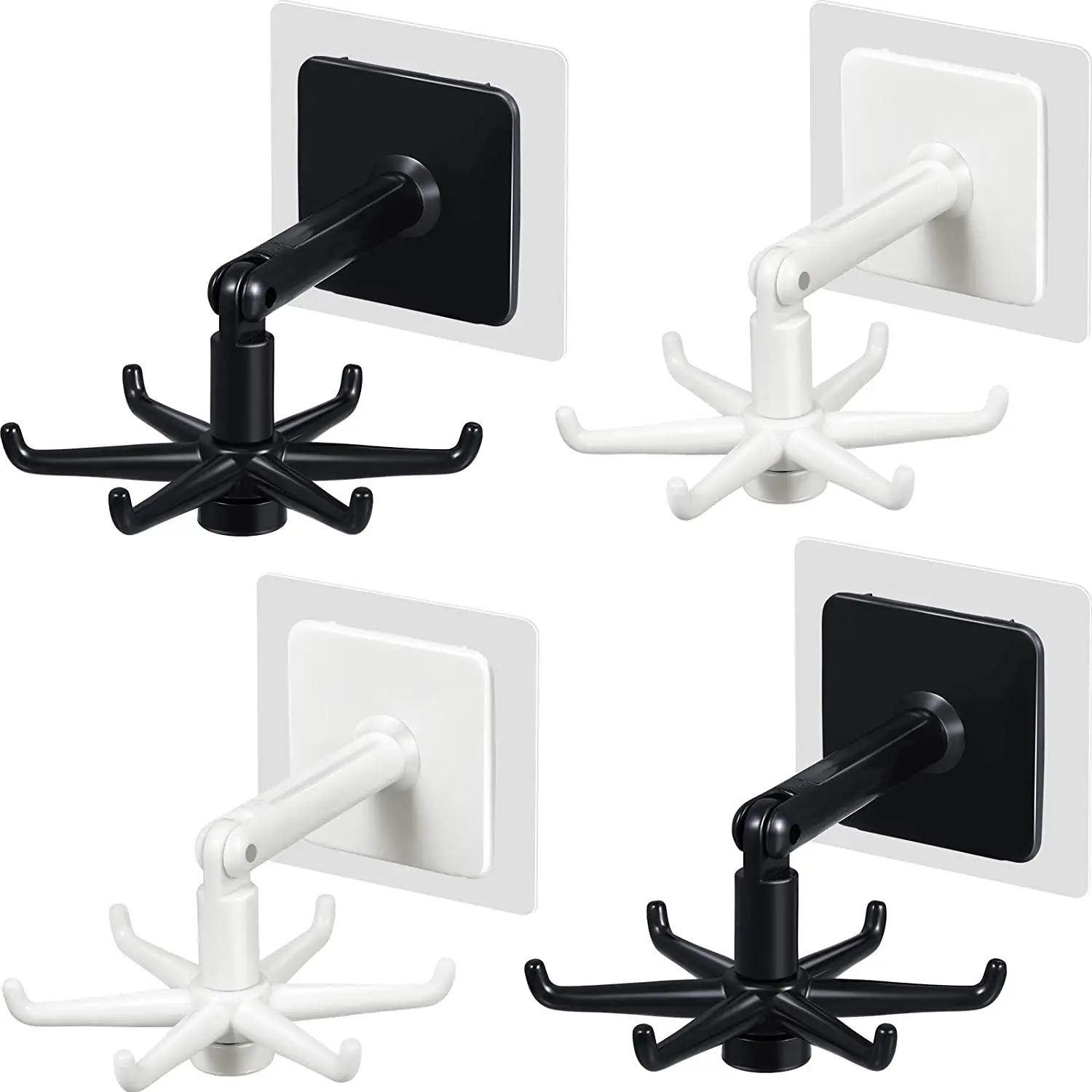 

wall mounted self adhesive bathroom and kitchen towel robe hooks
