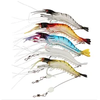 

noctilucent jigging fishing lures soft plastic shrimp lure