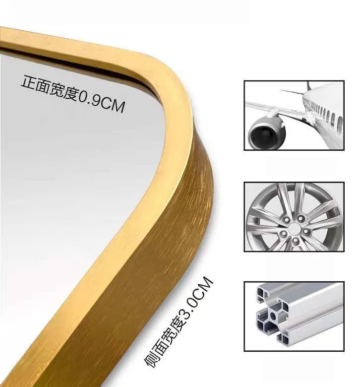 Custommade Any Size Illuminated Vanity Mirror Full Length Mirror Dressing Mirror With Led Light