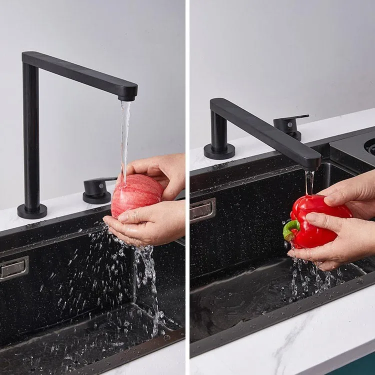 black-inset-kitchen-sink-model-13-glass-rinser-drain-board-four-cups-inverted-drying
