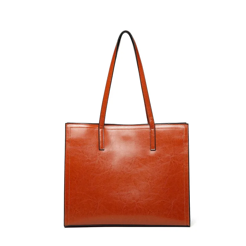 

2021 Fashion Bag Luxury 100% Genuine Cow Leather Handbag For Women, Black, white, brown