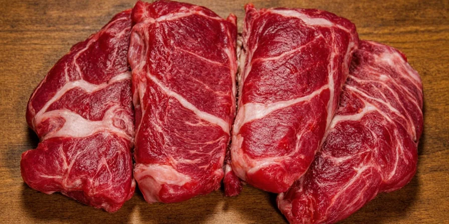 Close-up of meat thermometer in rib