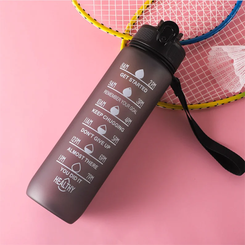 

High Quality BPA FREE Gym sport Gradients Colors Outdoor motivational Tritan plastic gallon water bottle